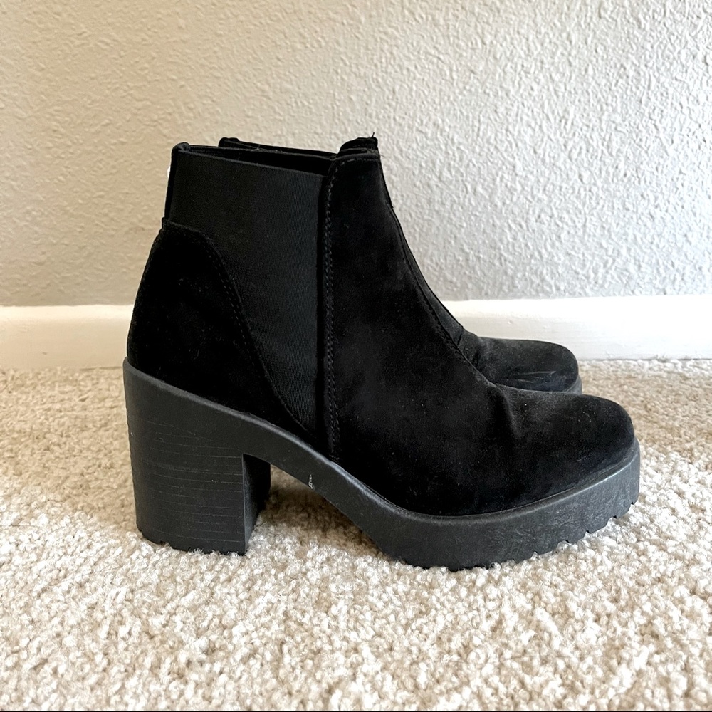Topshop Billie Suede Ankle Boots